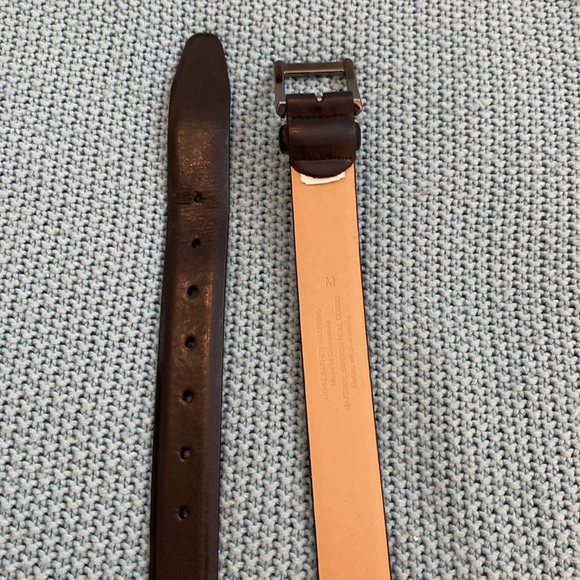 Faux leather me s black belt M 32-34 - Picture 6 of 6